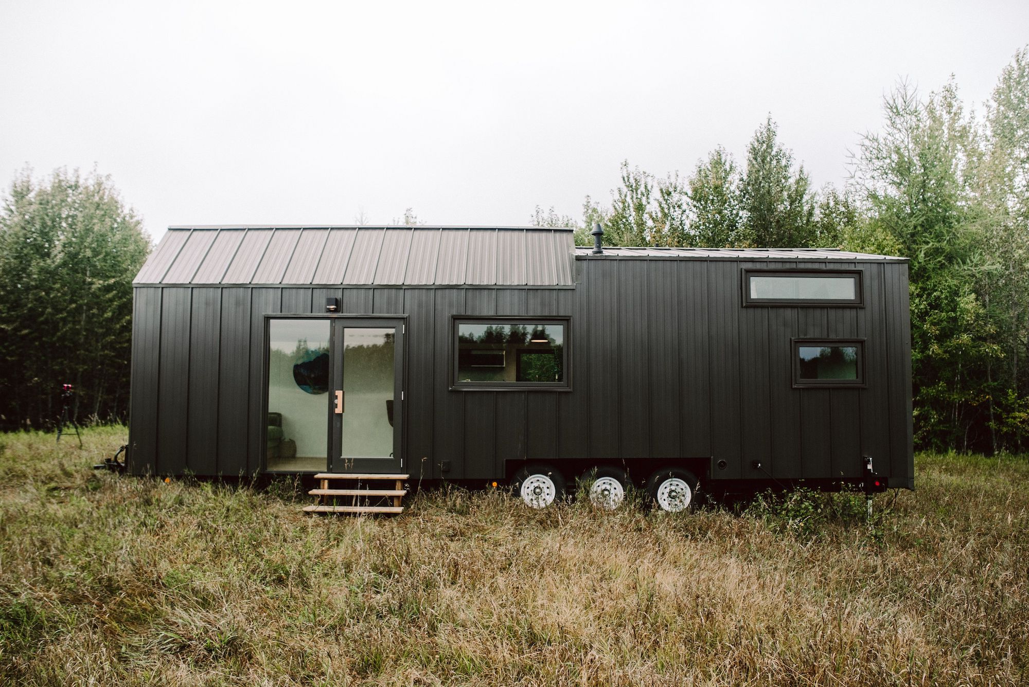 Exterior of Tiny Home - all black
