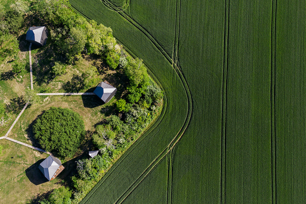 Ariel view of The Rocks resort